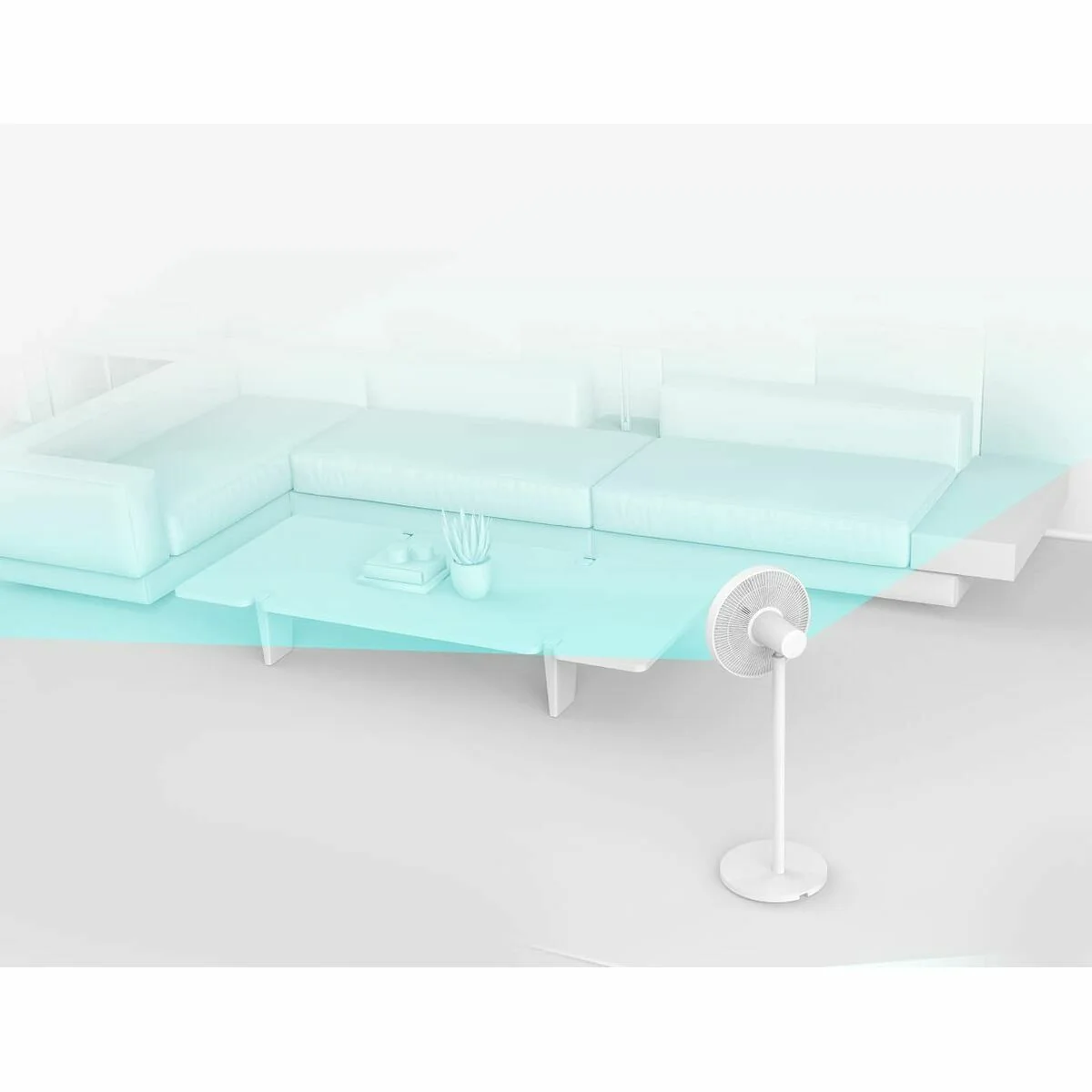 Ventilador de Pie Xiaomi BHR4828GL Blanco 15 W