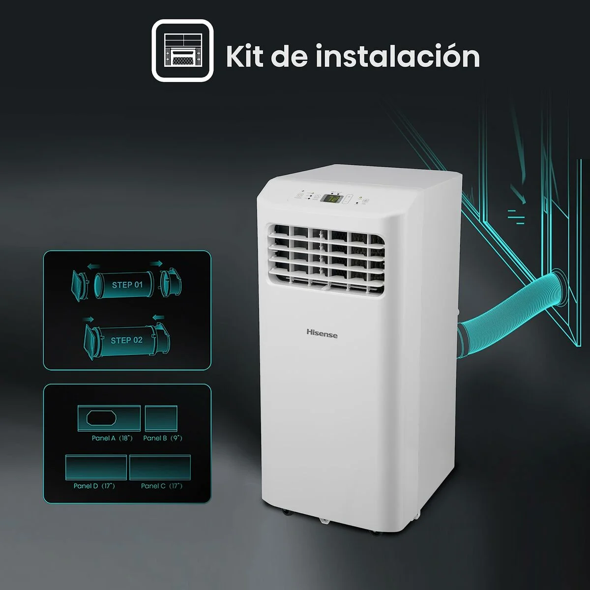 Aire Acondicionado Hisense APC09KV A