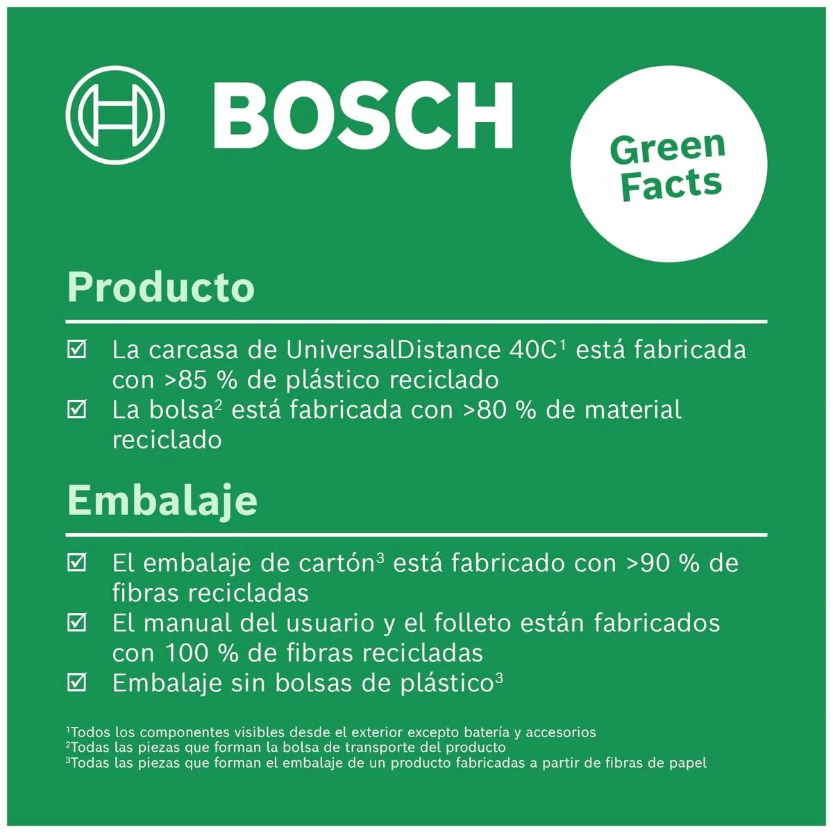 Escuadra de ángulo BOSCH UniversalDistance 40 C