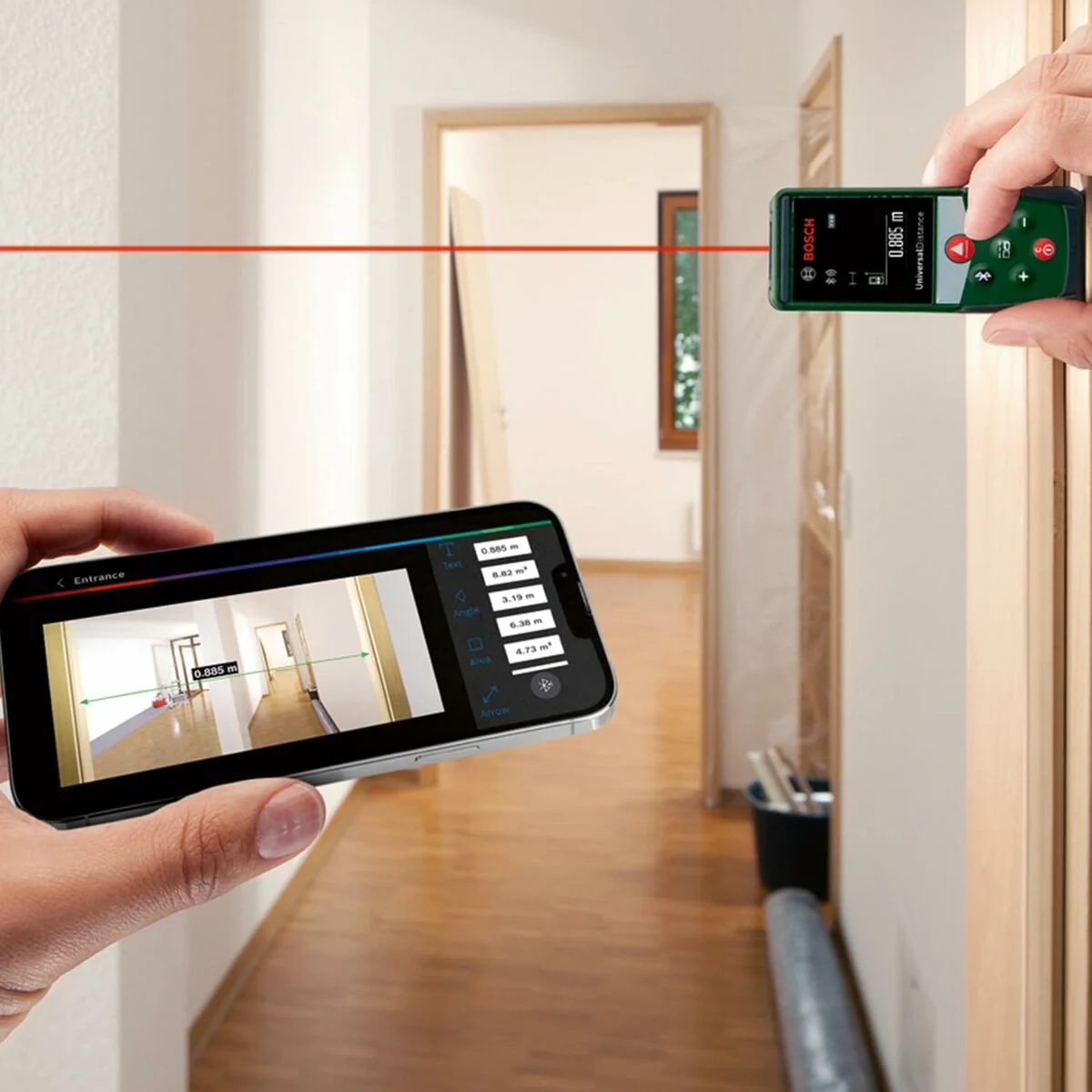 Escuadra de ángulo BOSCH UniversalDistance 40 C