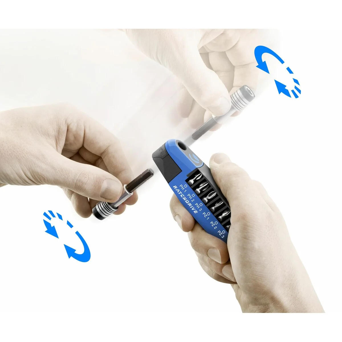 Destornillador de precisión WITTE Ratchdrive Juego de puntas