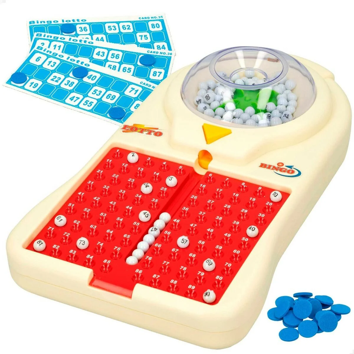 Bingo Automático CB Games   Cartón Plástico (6 Unidades)