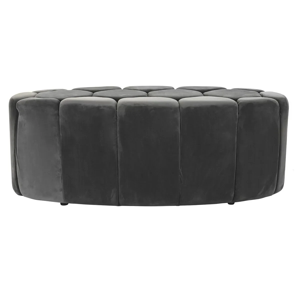 Banqueta DKD Home Decor Gris Madera MDF 125 x 53 x 46,5 cm