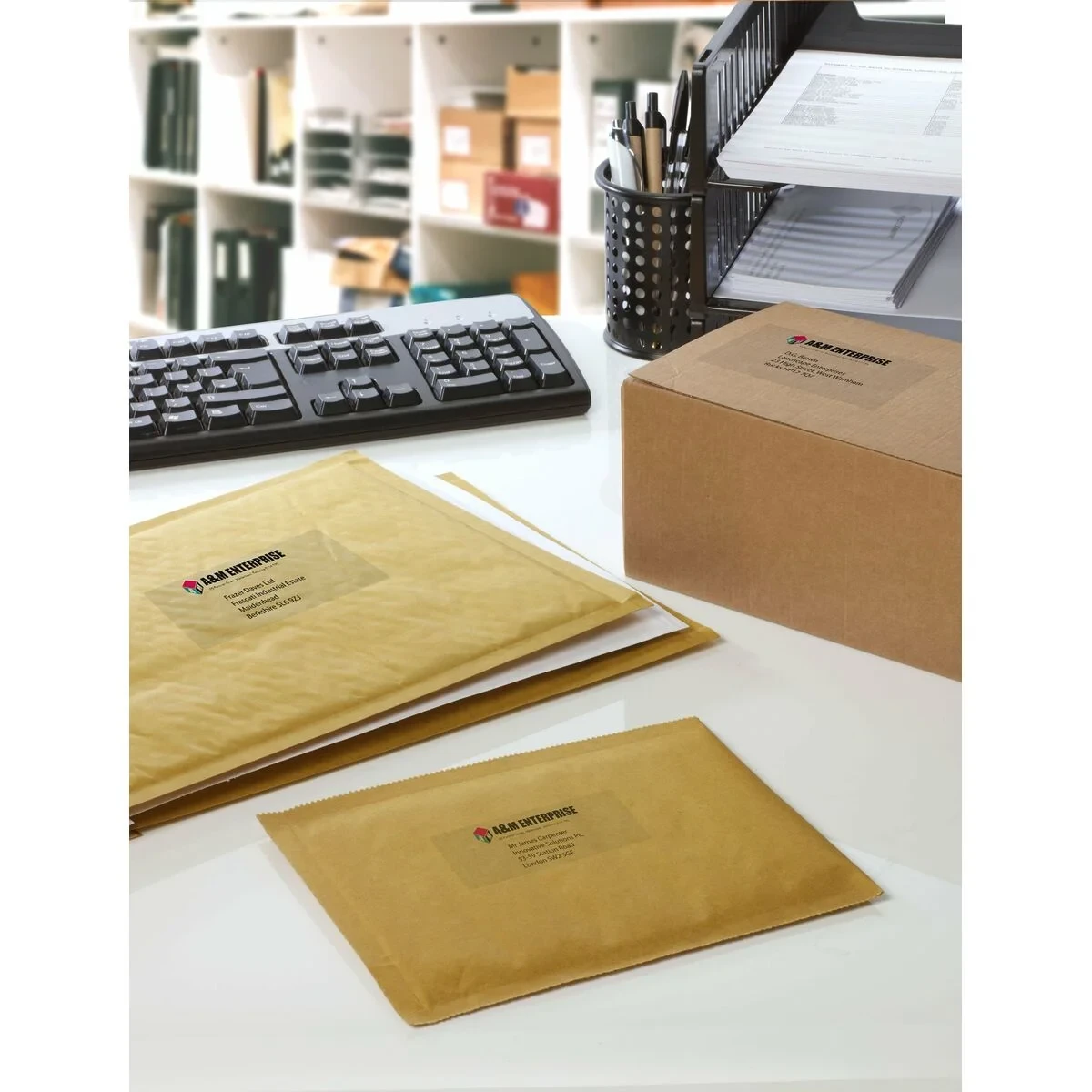 Etiquetas adhesivas Avery 99,1 x 67,7 mm Transparente