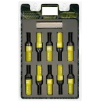 Kit de tornillos OMP OMPS09971209 28 mm Amarillo M12 x 1,25