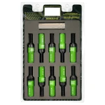 Kit de tornillos OMP OMPS09971208 28 mm Verde M12 x 1,25