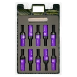 Kit de tornillos OMP OMPS09981211 28 mm Morado M12 x 1,50