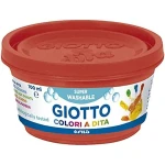 Pintura de Dedos Giotto    Multicolor 6 Piezas 100 ml
