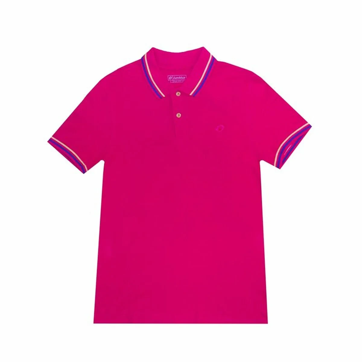 Polo de Manga Corta Hombre Lotto Reed Fucsia