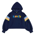 Sudadera Infantil Levi's  Full Sleeve High Rise Azul oscuro