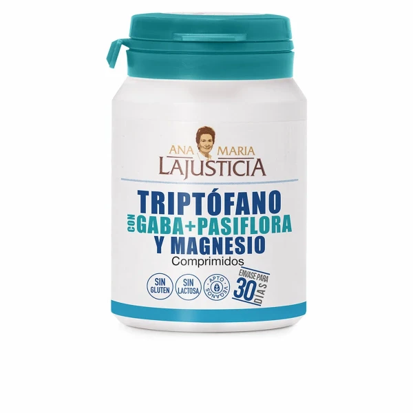 Complemento Alimenticio Ana María Lajusticia Triptofano Con Gaba Pasiflora Y Magnesio 60 unidades