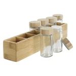 Especiero de Bambú DKD Home Decor 32,5 x 6,5 x 6,5 cm