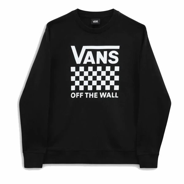 Sudadera sin Capucha Mujer Vans Lock Box Negro