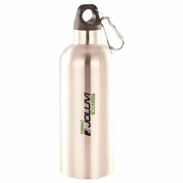 Botella de Agua Joluvi Ecothermo  600 ml Gris Acero Inoxidable