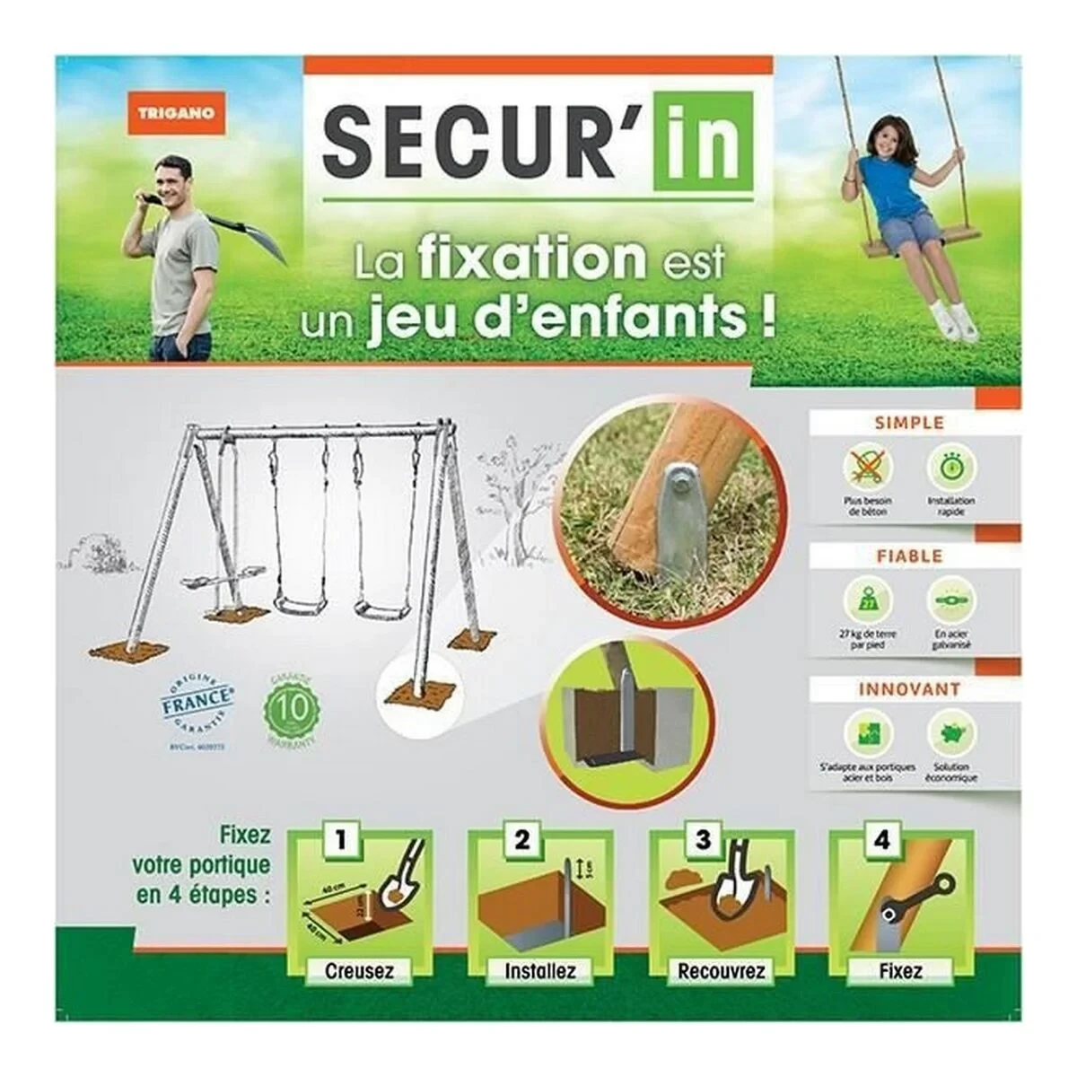 Placa de Fijación Trigano J-900590