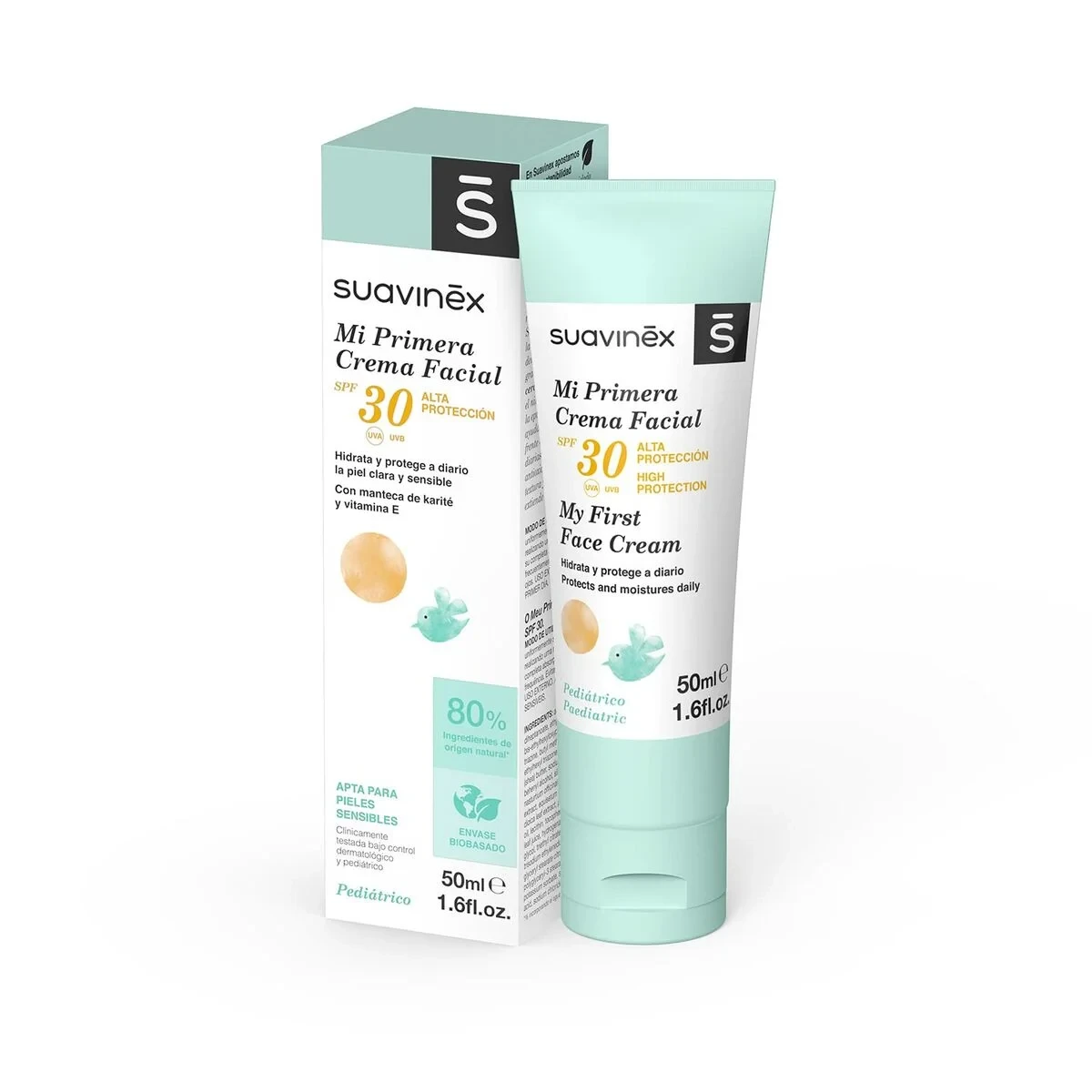 Crema Facial Hidratante para Bebés Suavinex Crema Spf 30 50 ml