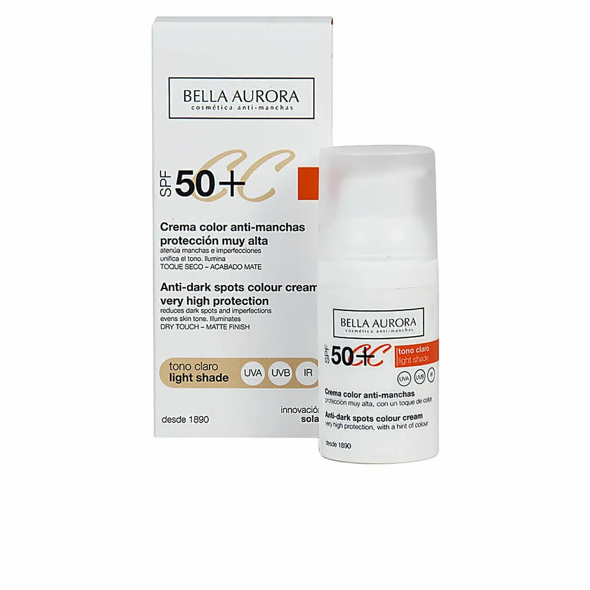 Crema Antimanchas Bella Aurora 2526113 Tono Claro 30 ml