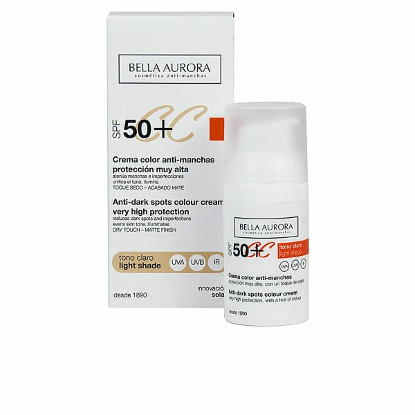 Crema Antimanchas Bella Aurora 2526113 Tono Claro 30 ml