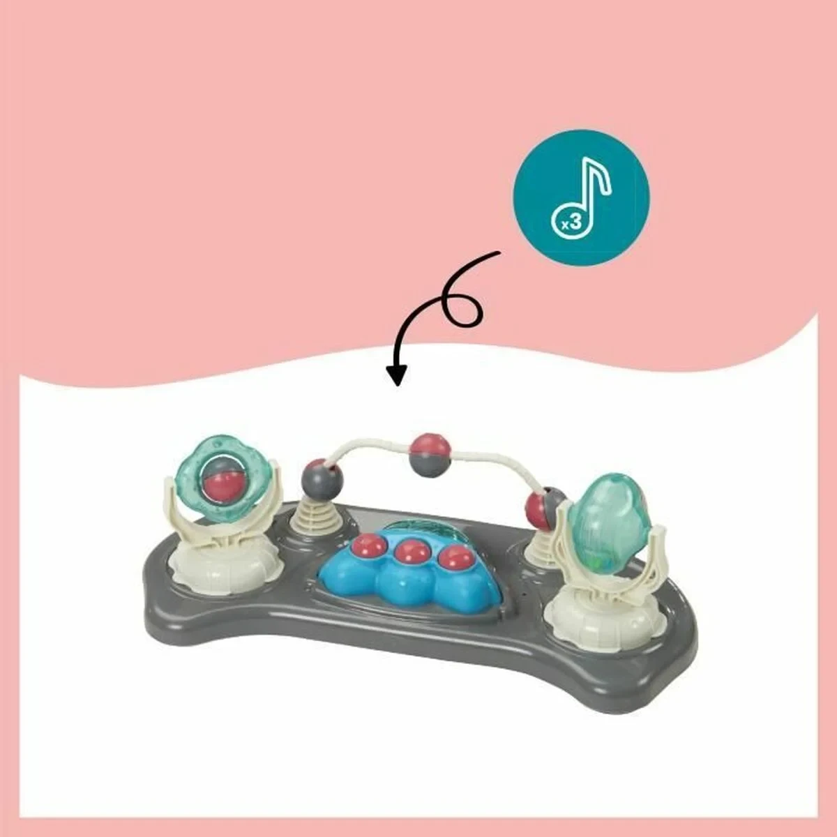 Andador con ruedas Babymoov A040006 Infantil Blanco/Gris