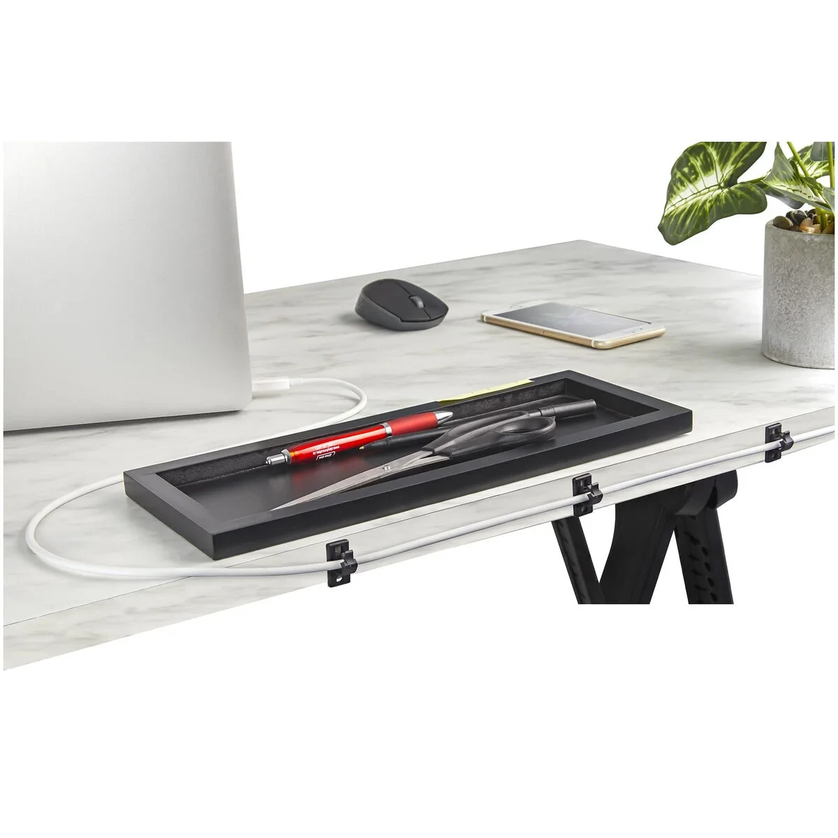 Sujetacables Startech CBMCC1 Negro Nailon