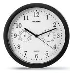Reloj de Pared ELBE RP-1005-N Blanco/Negro