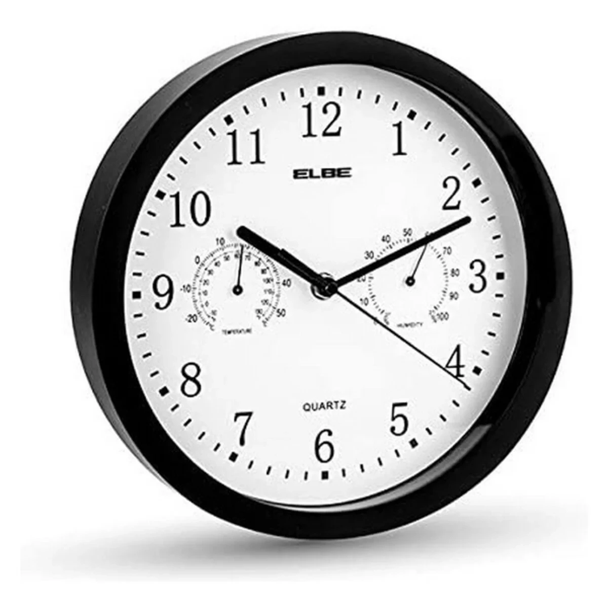 Reloj de Pared ELBE RP-1005-N Blanco/Negro