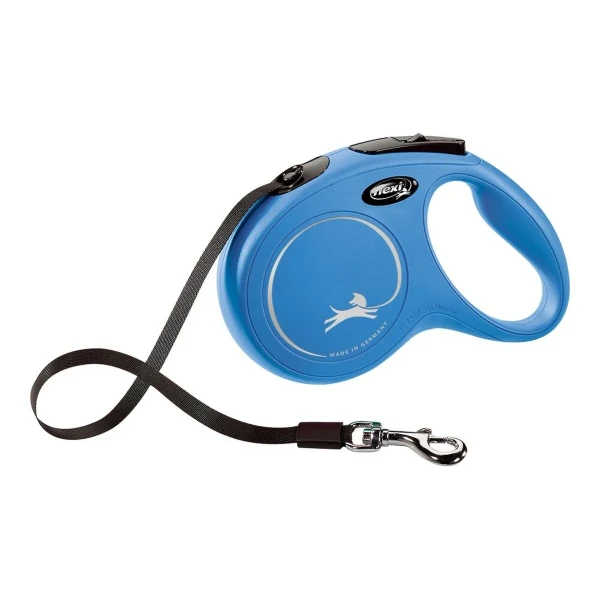 Correa para Perro Flexi NEW CLASSIC 5m Azul Talla S