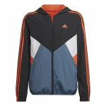 Chaqueta Deportiva para Niños Adidas Colorblock Negro