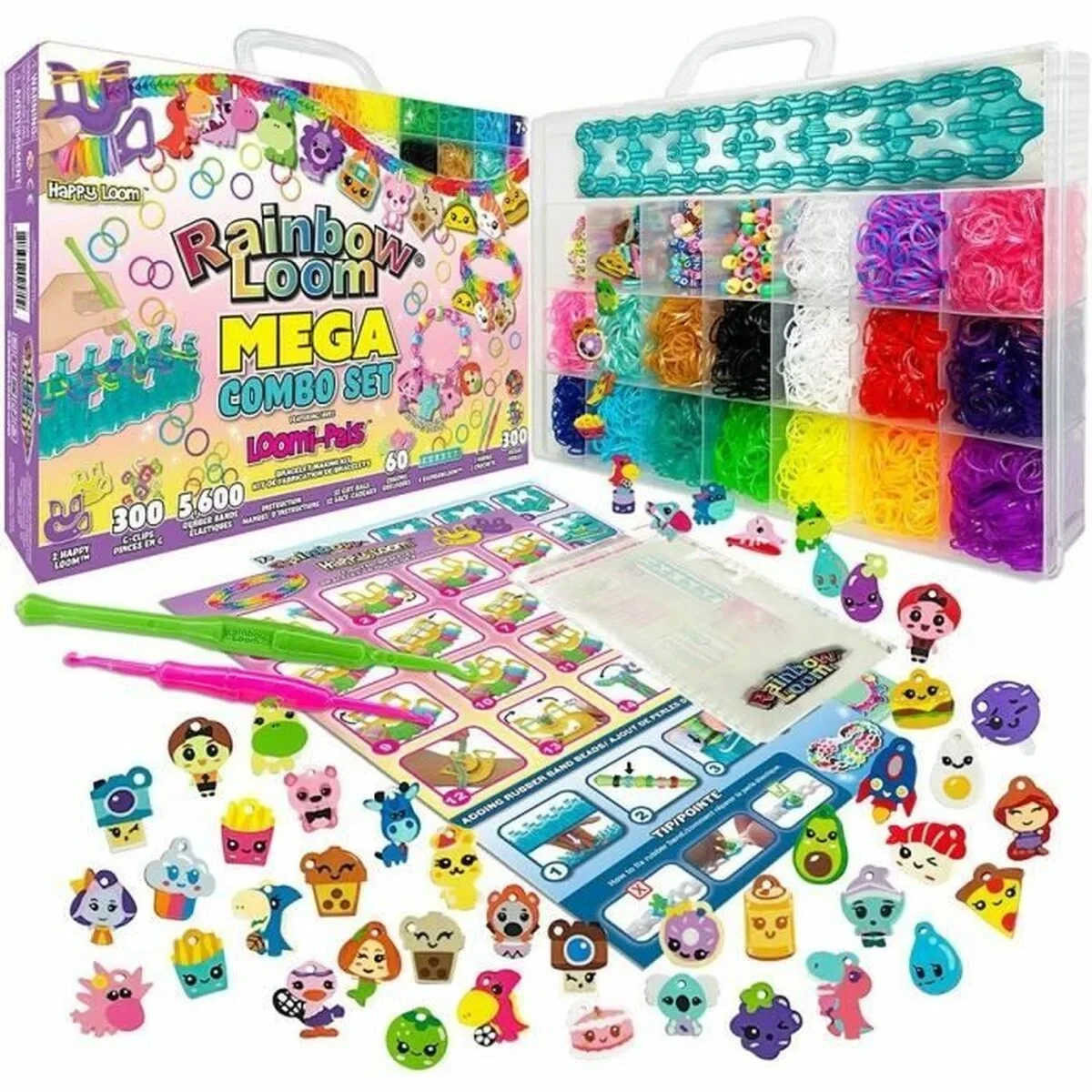Kit Creación de Pulseras y Collares Bandai Rainbow Moon Mega Combo set Plástico