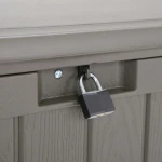 Arcón de Exterior Lifetime Marrón 440 L Plástico 127 x 64 x 67 cm