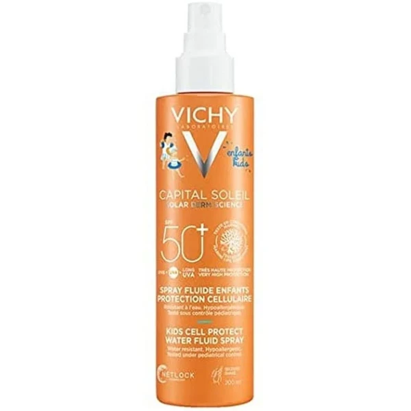 Protector Solar para Niños en Spray Vichy Capital Soleil 200 ml SPF 50+