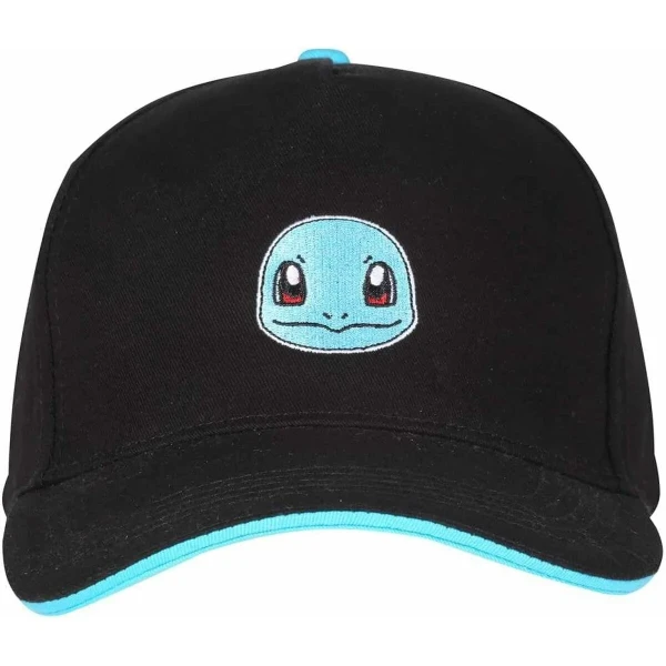 Gorra Unisex Pokémon Squirtle Badge 58 cm Negro Talla única