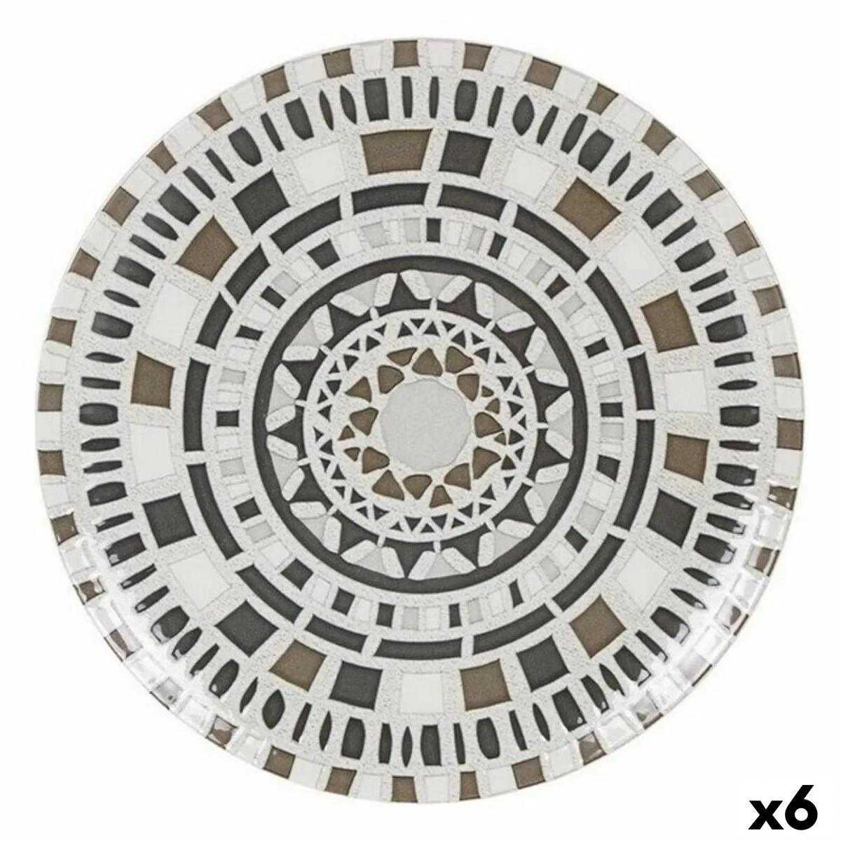 Bajo Plato La Mediterránea Barroc ø 32,5 x 2,3 cm (6 Unidades)