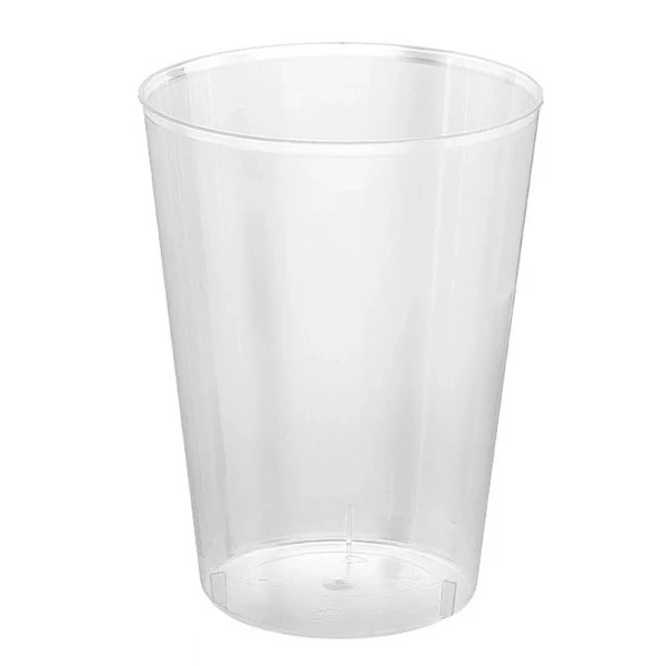 Set de vasos reutilizables Algon Transparente Sidra 500 ml 10 Unidades