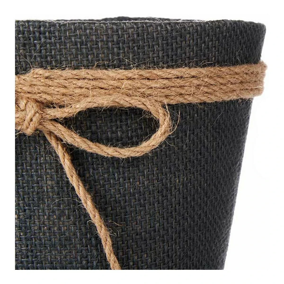 Macetero Ibergarden Gris Plástico Lazo 16 x 14,5 x 16 cm