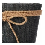 Macetero Ibergarden Gris Plástico Lazo 16 x 14,5 x 16 cm