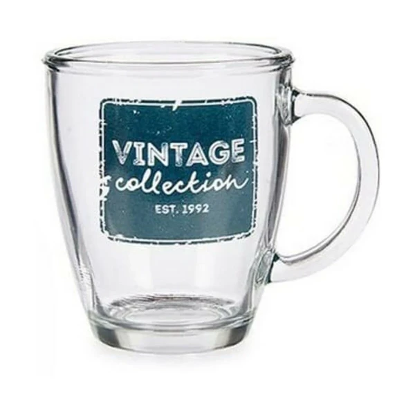 Taza Mug Vintage Vivalto Transparente 320 ml
