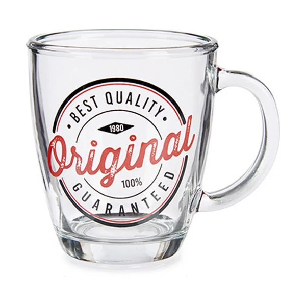 Taza Mug Vivalto Original Transparente 320 ml (6 Unidades)