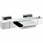 Grifo Bimando Rousseau Karen Metal Latón 15 cm Ducha Bañera