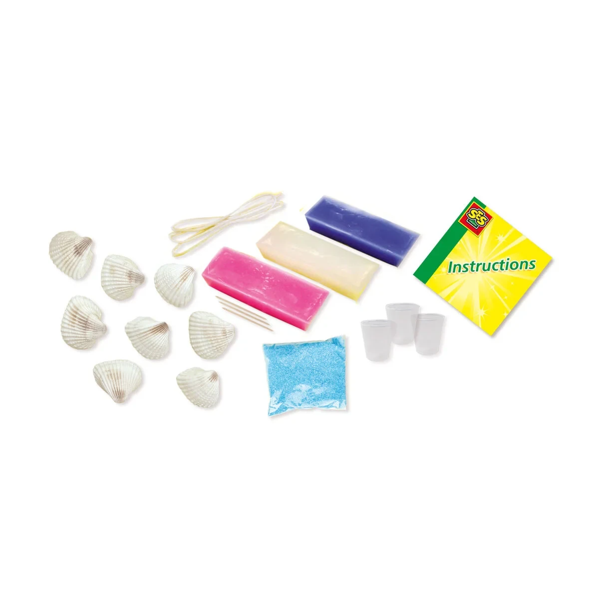 Velas SES Creative Velas con conchas - Inspired by nature