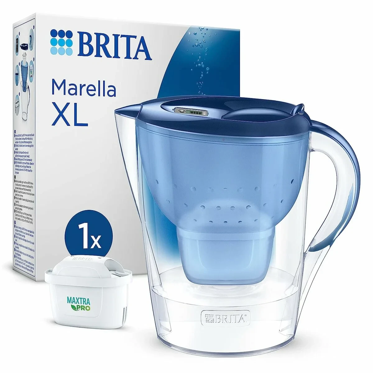 Jarra Filtrante Brita Marella XL Azul 3,5 L