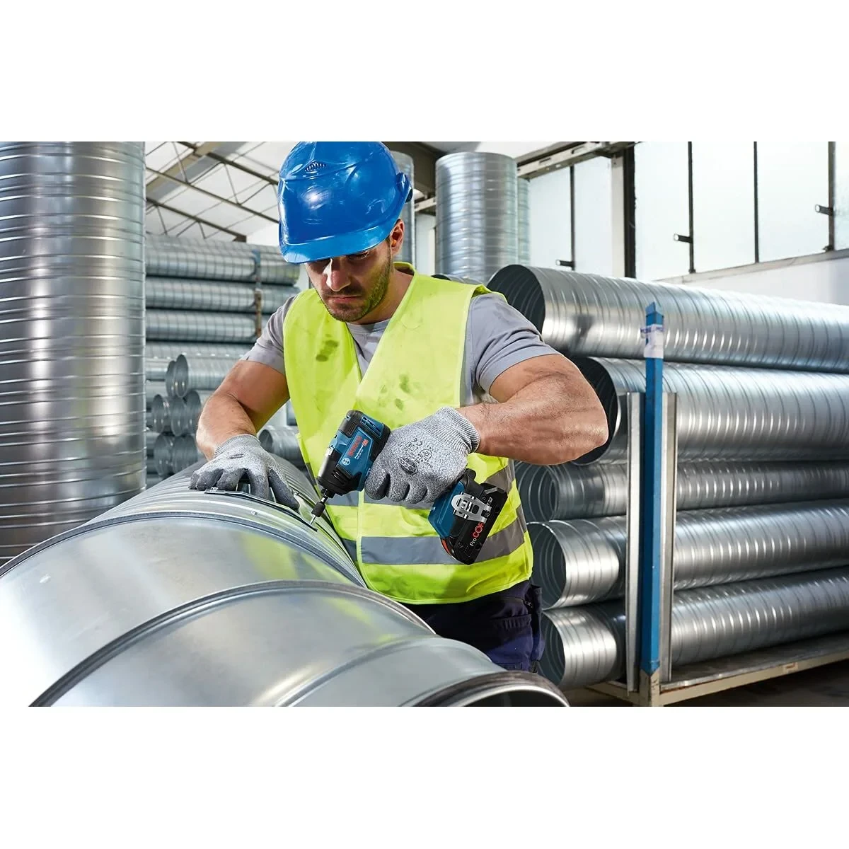 Taladro Percutor BOSCH GDX/GSB 18 V 1750 rpm 350 Nm