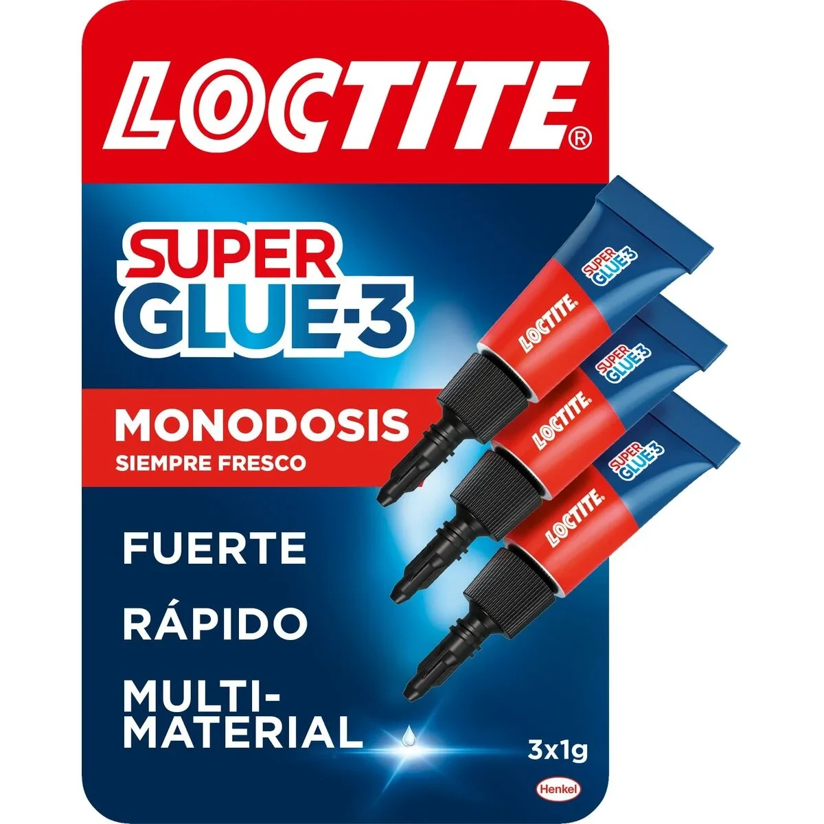 Pegamento Loctite mini trio