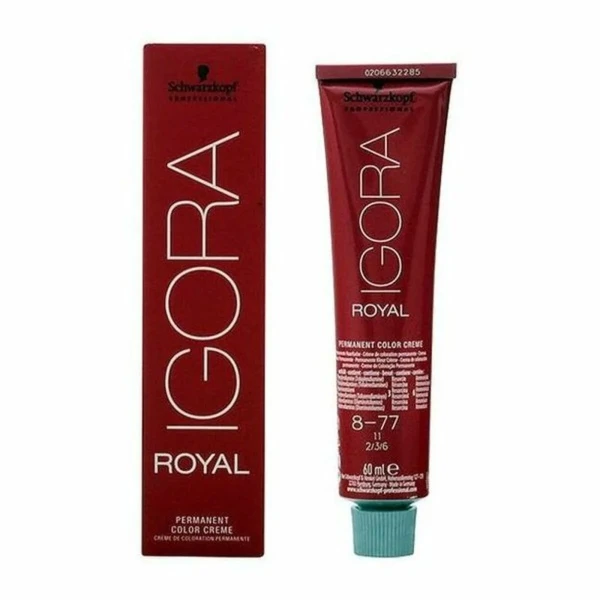 Tinte Permanente Igora Royal Schwarzkopf Igora Royal 8-77 Nº 9.0-rubio muy claro Nº 8.0-rubio claro 60 ml