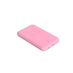 Power Bank con Cargador Inalámbrico Kreafunk Rosa 5000 mAh