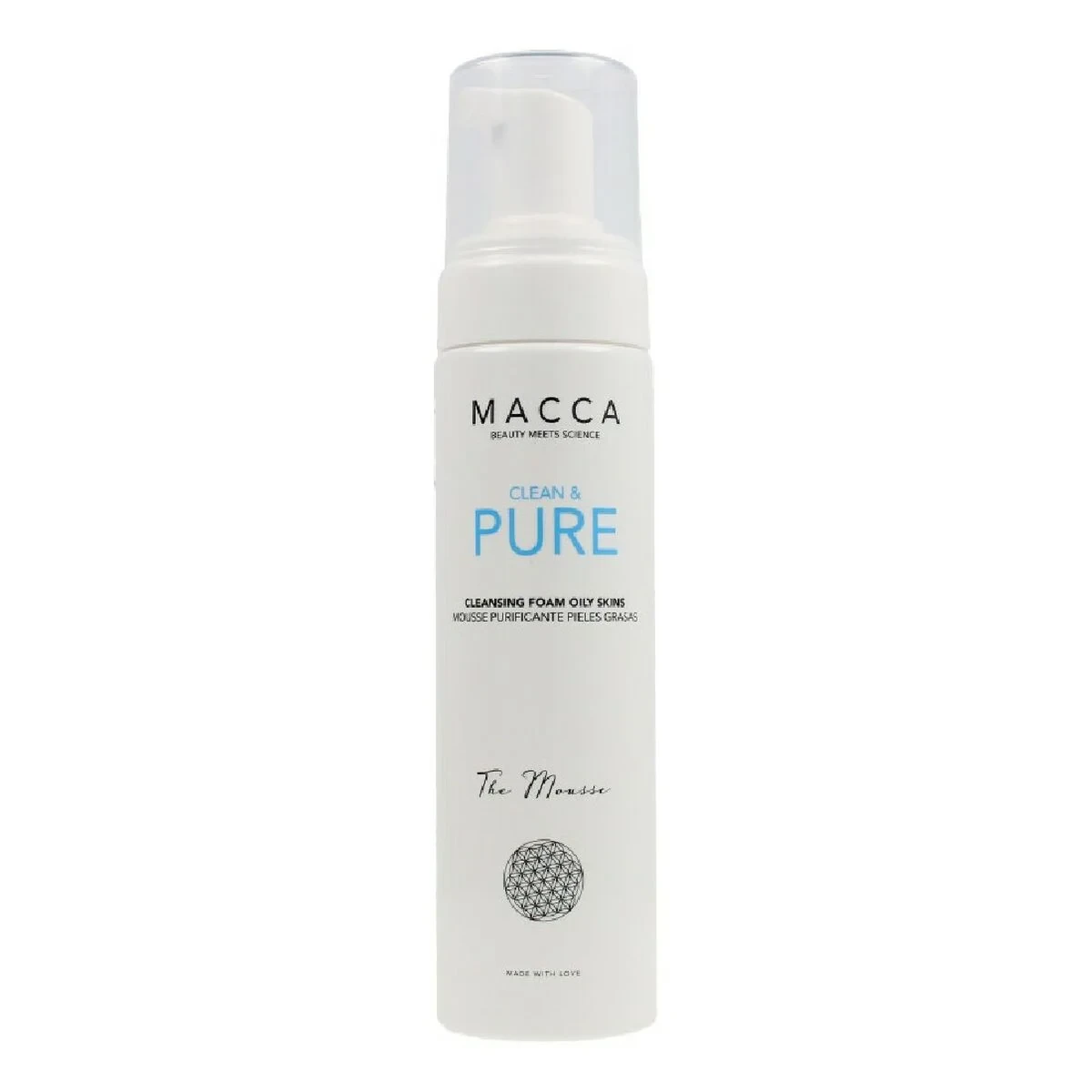 Mousse Limpiador Clean & Pure Macca Clean Pure Piel grasa 200 ml