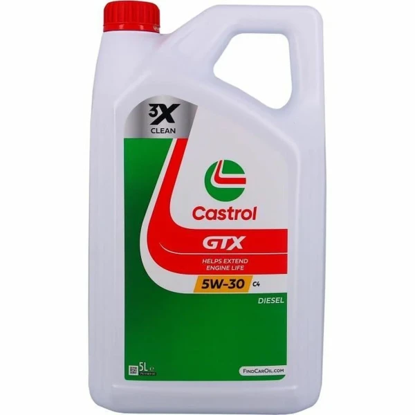 Aceite de motor Castrol GTX Diesel 5W30 C4 5 L