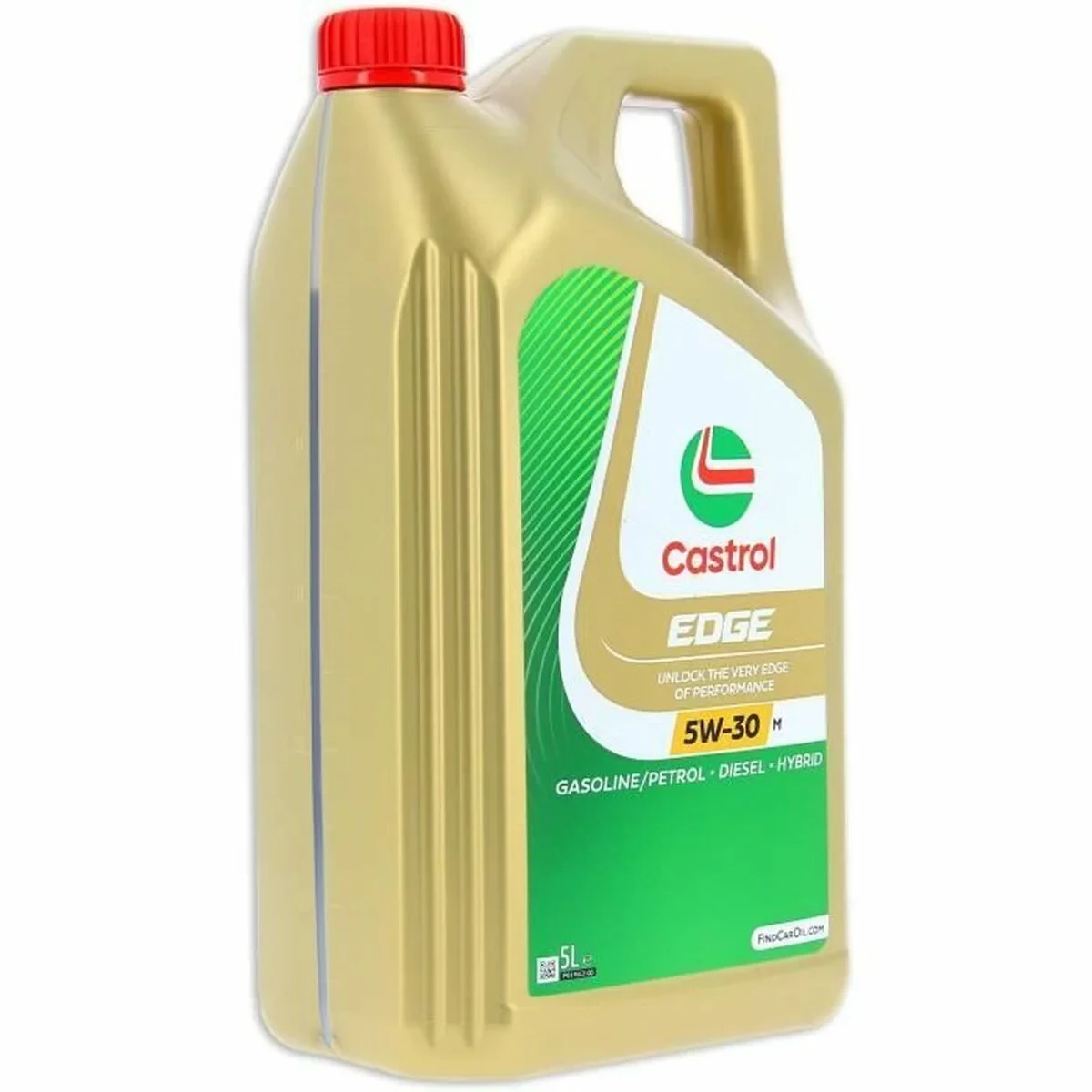 Aceite de motor Castrol Edge Gasolina Diesel Híbrido 5W30 5 L