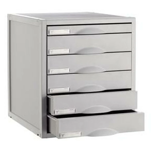 Archivador Modular Archivo 2000 ArchiSystem 6 cajones Gris (35,6 x 31,6 x 36,2 cm)