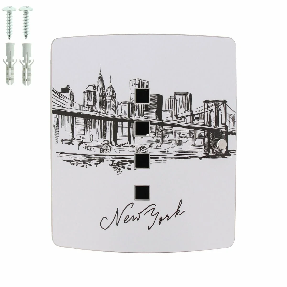 Armario de llaves Burg-Wachter 6204/10 NI SKYLINE NY 10 Llaves